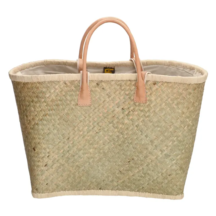 Penjy - Strandtas - Raffia riet - Trekkoord