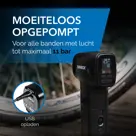 Donrox C542 Bandenpomp + Extra Batterij
