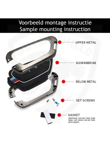 Metalen Sleutelhoesje VW - Skoda - Seat - Cupra G3