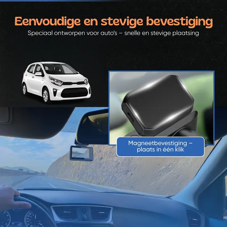 1CH Dashcam - WiFi GPS 4K 64GB - T8 Pro Dashcam