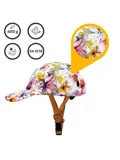 Vizorz SwitchCap fietshelm - Pink Flower Cap
