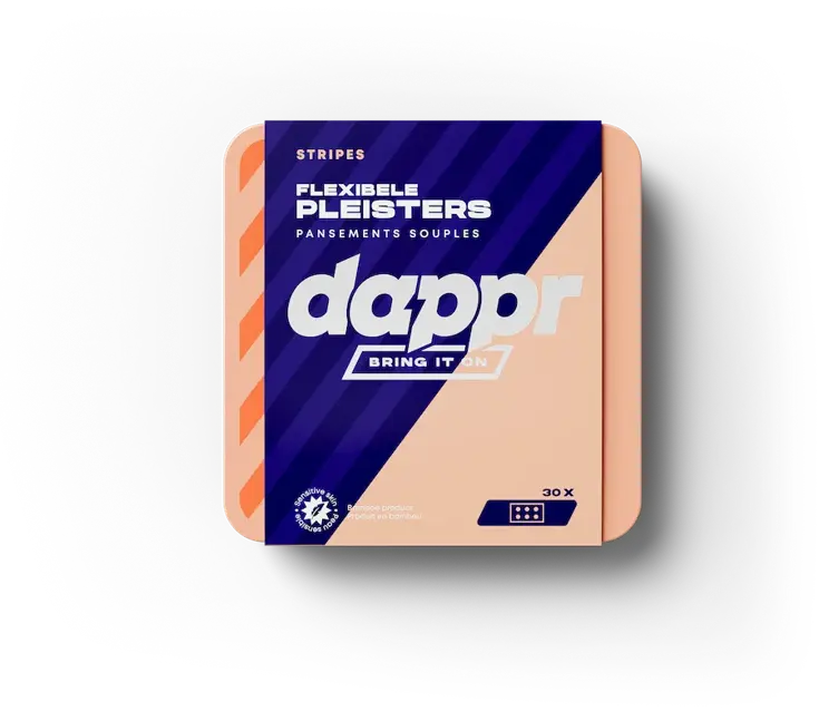 Dappr Sensitive Pleisters STRIPES 30ST
