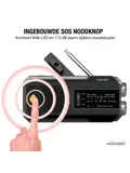 Noodradio Solar Powerbank Opwindbaar
