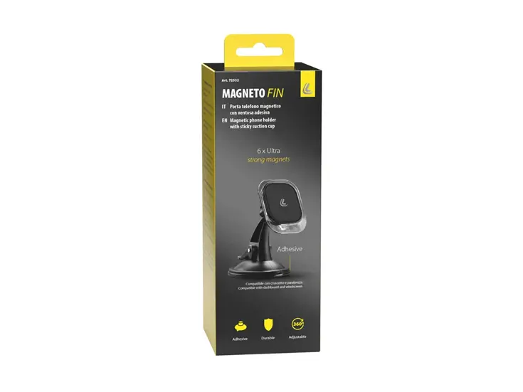 Magnetische telefoonhouder met zuignap
