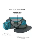 Baby luxe campingbedje - Zelfopblaasbare matras