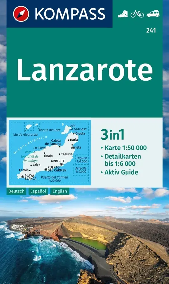 Wandelkaart WK241 Lanzarote