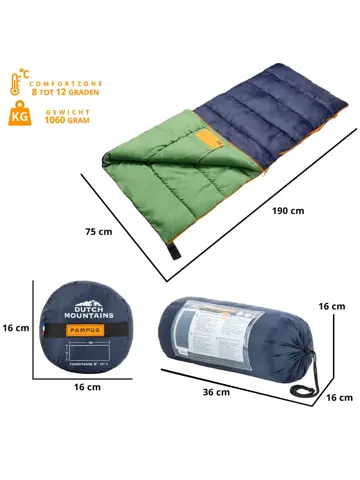 Slaapzak Pampus 190x75cm