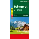 Wegenkaart Oostenrijk 1-zijdig