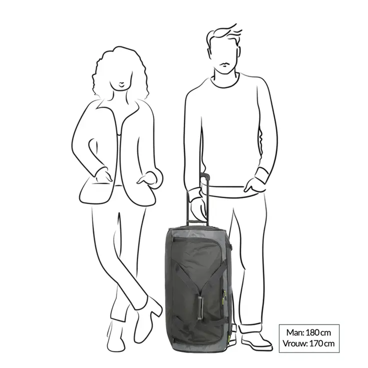 Basics Wheeled Duffle Active  | 86 L
