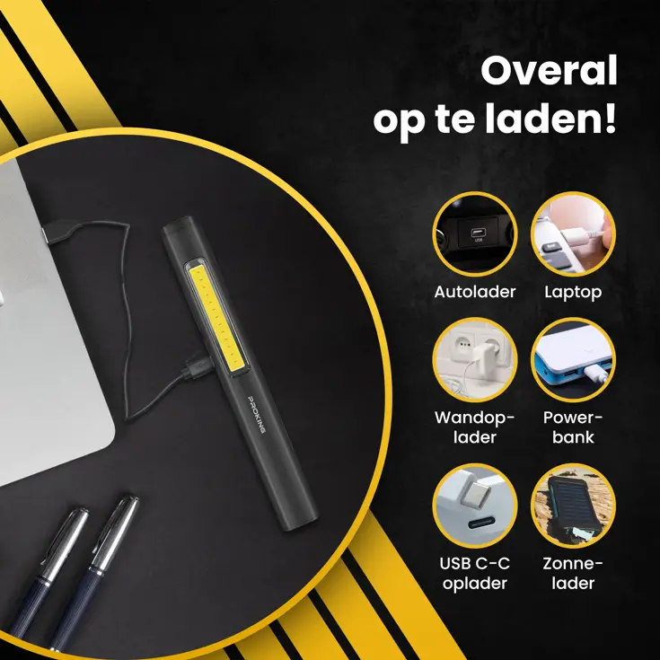 Oplaadbare LED lamp
