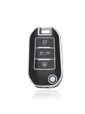 TPU Sleutelhoesje voor Citroën zwart A3