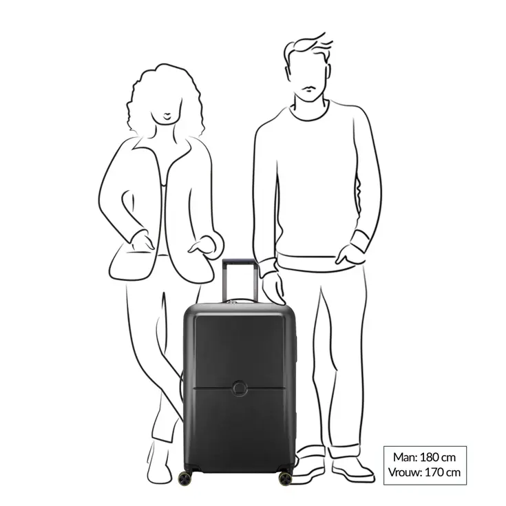 Delsey Turenne 2.0 Trolley L dark blue |91 L