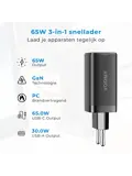 Charge M65 - Snellader - 65W 3-in-1