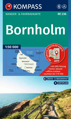Wandelkaart WK236 Bornholm