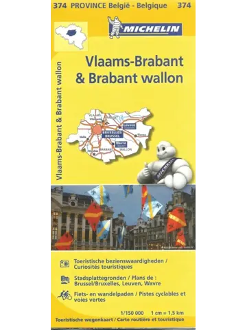 Wegenkaart Local 374 Vlaams-Brabant