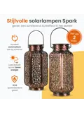 Solar Tafellamp Spark – 2 Stuks - LED