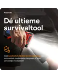 Noodradio met solar dynamo Bluetooth en powerbank