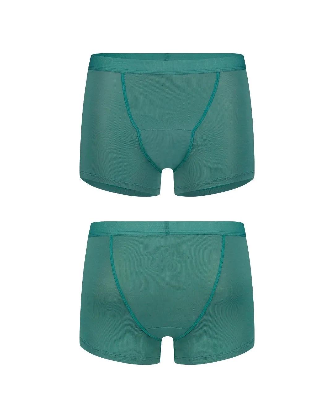 Moodies Undies  Menstruatie ondergoed  Boyshort  Groen