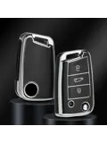 TPU Sleutelhoesje voor Seat zwart B3