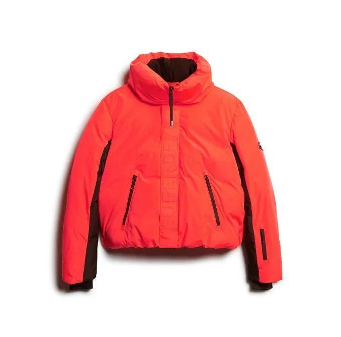 Superdry   Slalom Puffer  Dames Ski jas  Rood