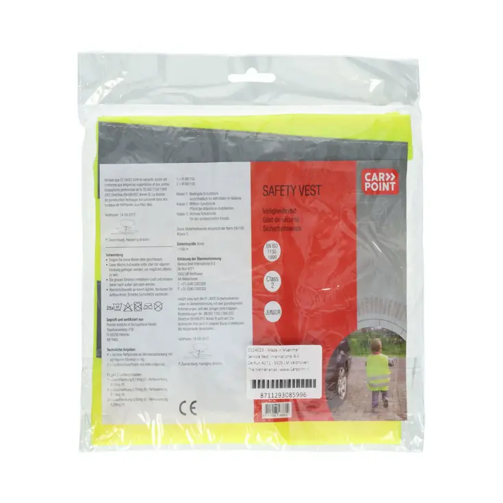 Carpoint Veiligheidsvest Junior Geel