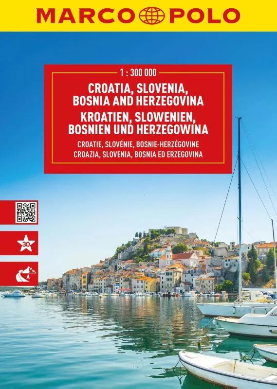 Marco Polo  wegenatlas Kroatië, Slovenië, Bosnië main product image