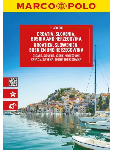 Marco Polo wegenatlas Kroatië, Slovenië, Bosnië 