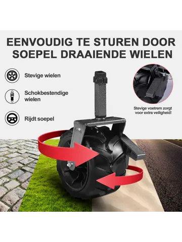 Packaway Opvouwbare Bolderkar 80KG – Pastel