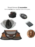 Baby luxe campingbedje - Zelfopblaasbare matras
