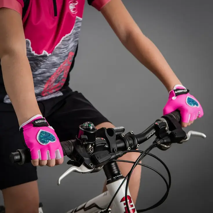 Cool Kids Neon Roze Fietshandschoen
