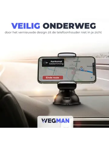 Telefoonhouder Auto Zuignap - Dashboard / Raam