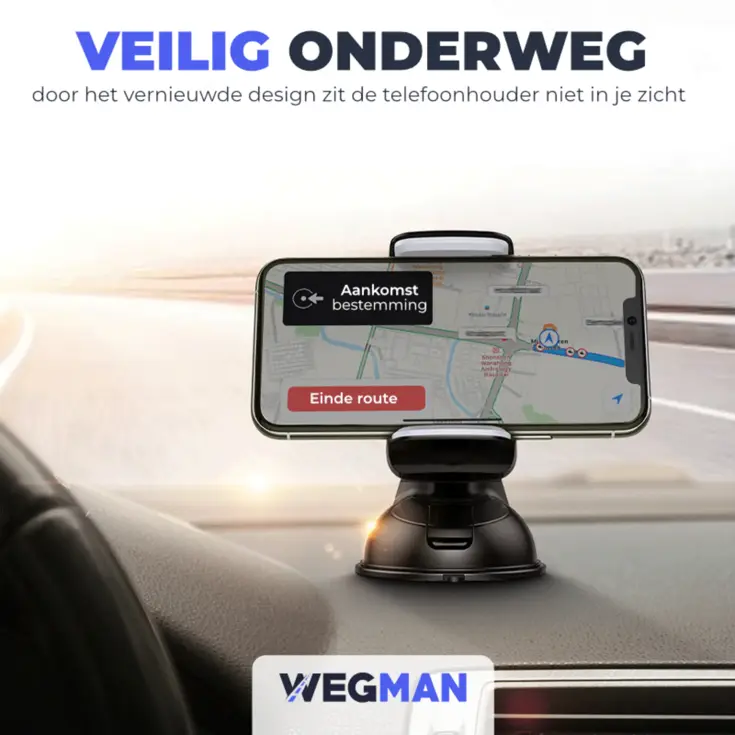 Telefoonhouder Auto Zuignap - Dashboard / Raam