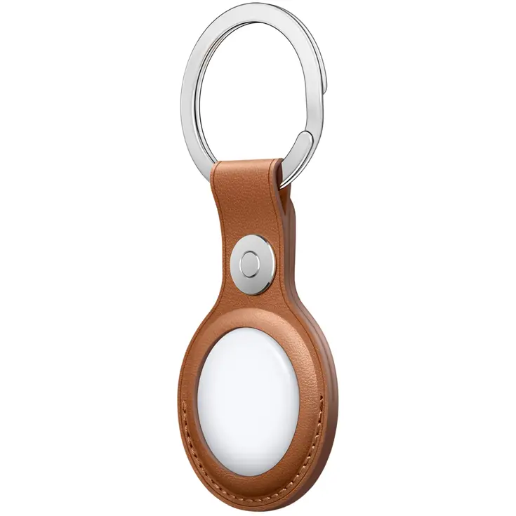 Leather Key Ring AirTag