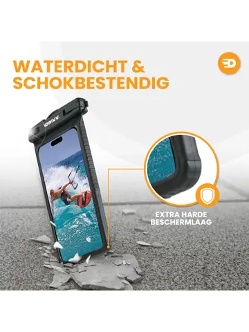 Drivv. Waterdicht Telefoonhoesje - Hardcase