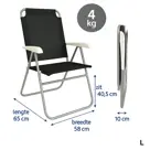Campingstoel - Verstelbaar - Vouwstoel - Hem