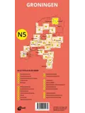 ANWB Fiets en wandelknooppuntenkaart N5 Groningen