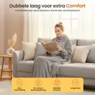 Goliving Elektrische deken met Mouwen 195x125