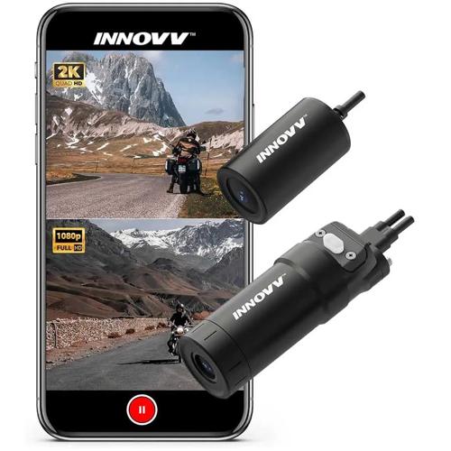 K6 Motor 2CH Dual Wifi 2K dashcam