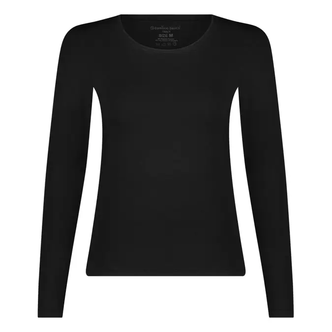 TRACY - Shirt Lange Mouw Dames Bamboo Basics