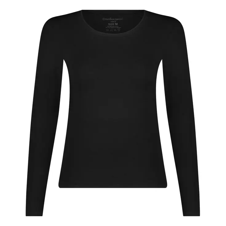 TRACY - Shirt Lange Mouw Dames Bamboo Basics