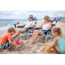 Opvouwbare strandstoel verstelbaar