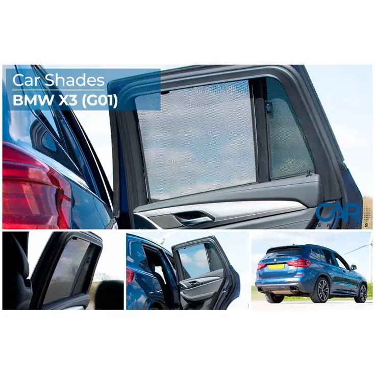 BMW X3 (G01) 2017 - Zonneschermen achterportieren - Car Shades