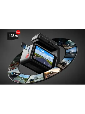 F4 Pro 2CH 4K Touch Wifi GPS 128gb dashcam