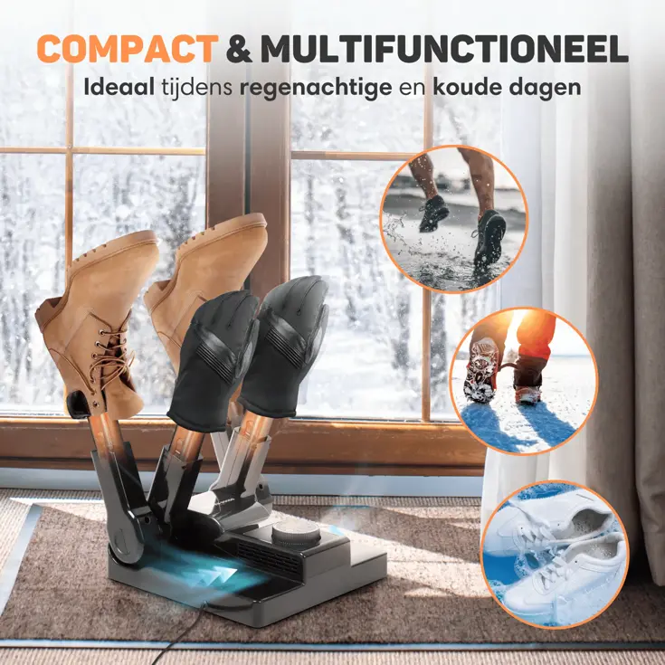 Schoenendroger met Ozone - Meerdere droogfuncties