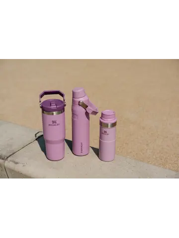 The IceFlow - Beker met rietje lila