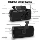 Noodradio® Solar Opwindbaar Met Batterijen