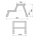 Stalen opstapje voor caravan en camper