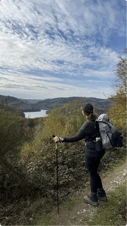 Uitizicht op de Rursee