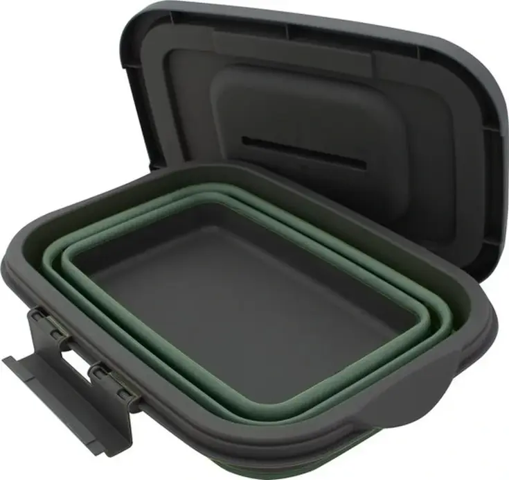 Eurotrail Siliconen Opvoubare Mand + Deksel L