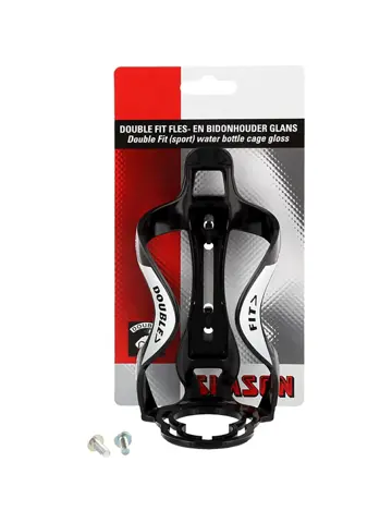 Simson bidonhouder DoubleFit zwart